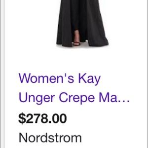 Kay Unger walk through jump suit. Size 10